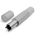 Front sight adjustment tool with rubber caps, knurled handle, four-prong tool tip