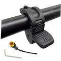 Electric thumb throttle with three-pin waterproof plug and black cable connector