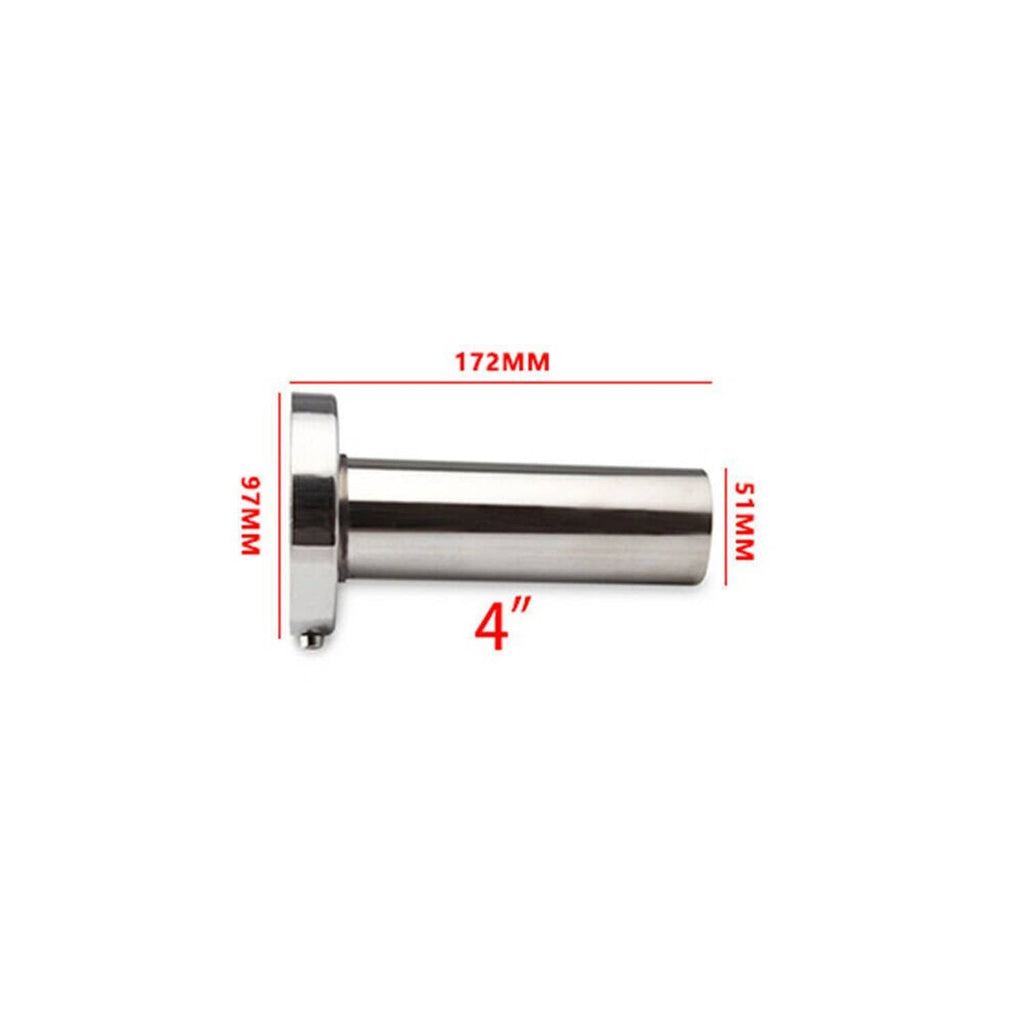 4 in stainless exhaust silencer insert, 172 mm overall length
