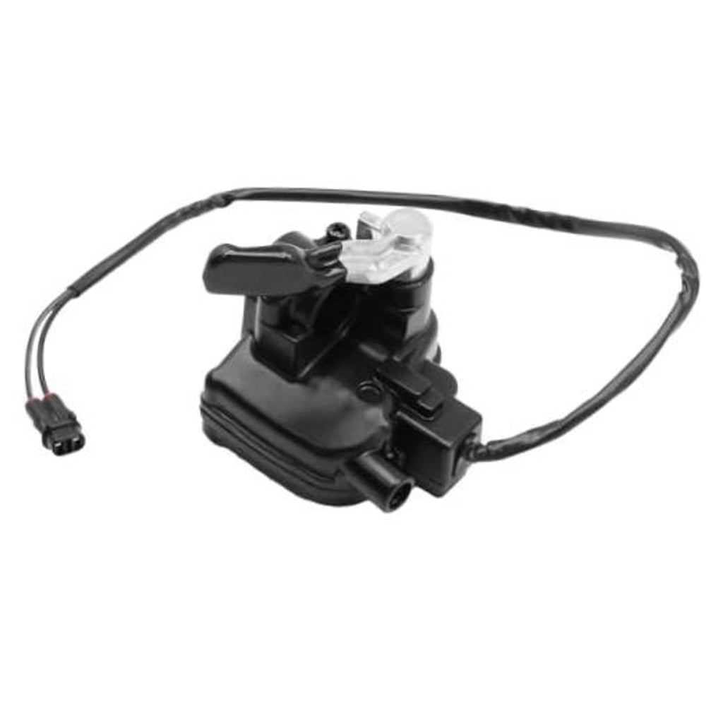 Black thumb throttle assembly with clear thumb lever and wiring harness