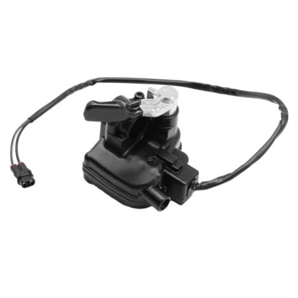 Black thumb throttle assembly with clear thumb lever and wiring harness