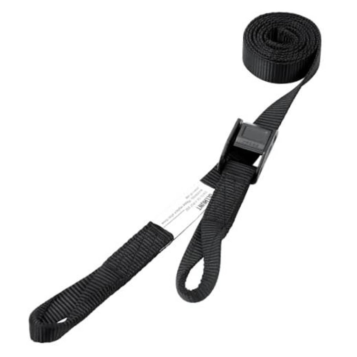 Black treestand replacement strap with loop handle and buckle set