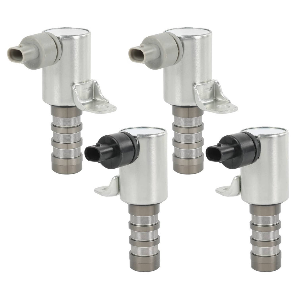 4-pack variable valve timing solenoids with silver housings and black connector tips
