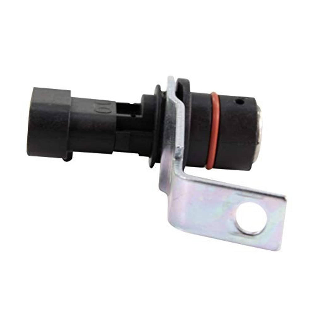Crankshaft position sensor with black housing and silver mounting tab