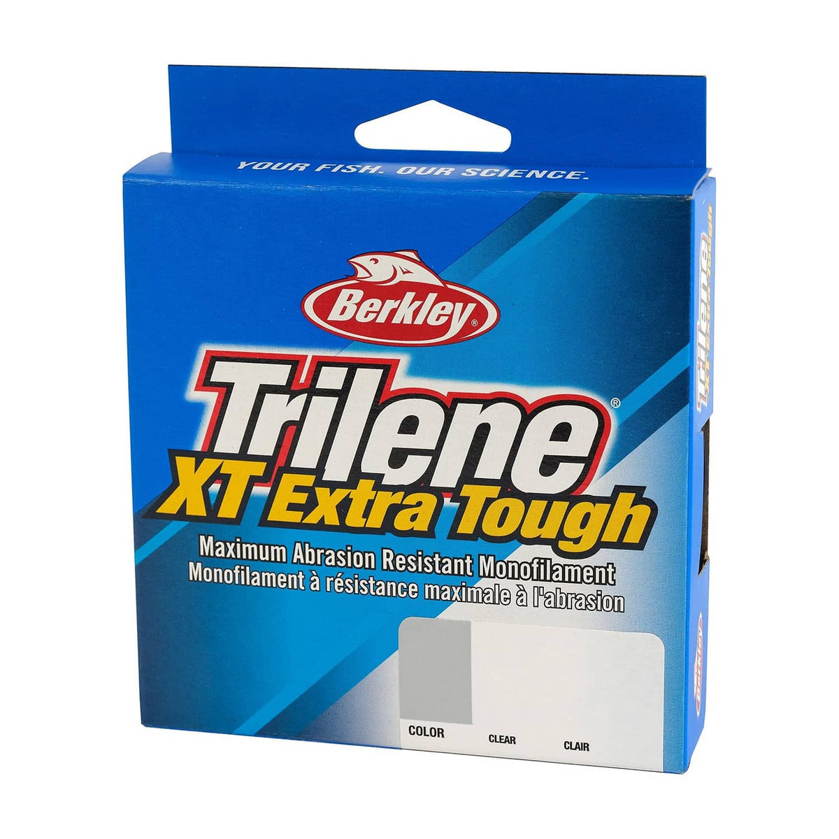Berkley Trilene XT Extra Tough clear monofilament fishing line box
