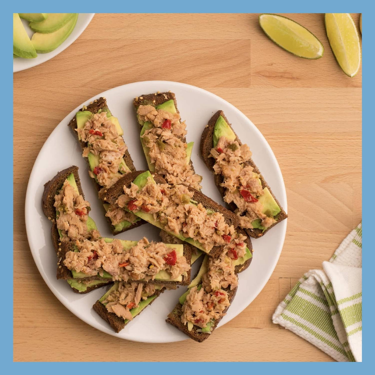 StarKist Tuna Creations BOLD Jalapeño tuna on avocado toast slices