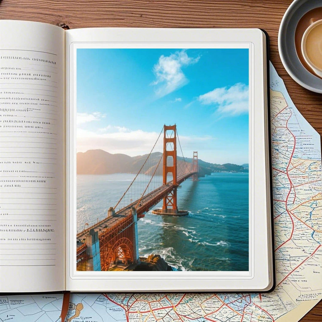Clear rigid print protector sleeve holding a photo inside a landscape binder