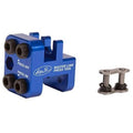 Blue master link press tool with interchangeable die pins and sockets