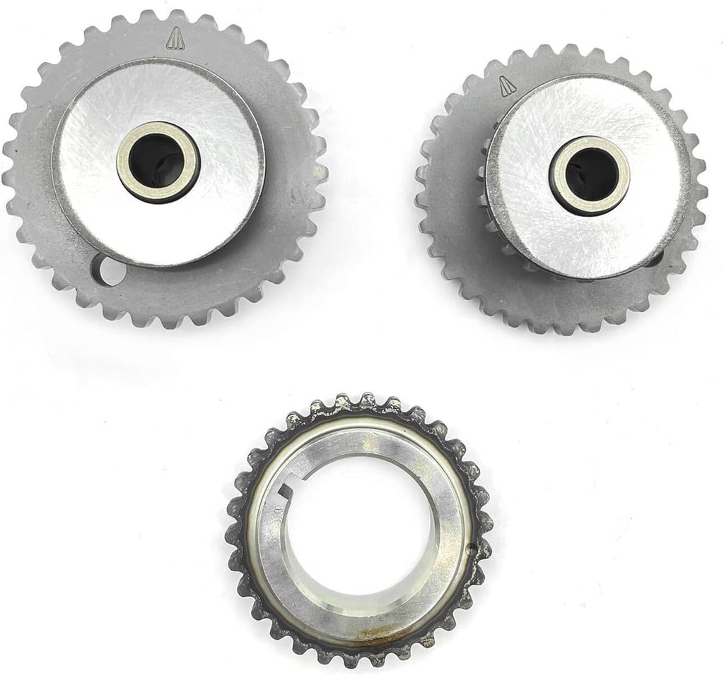 Timing chain kit sprocket gears with central hubs