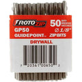 Drywall cutting bit set in pack, GP50 guidepoint, 1/8-inch, 50-pack