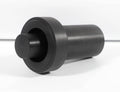 Black front output seal driver install tool with circular flange and round handle