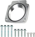 Throttle body adapter sealing ring with black rubber gasket, metal plate and bolts