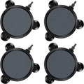 Black air stone disc diffuser with hose outlet and three suction cups