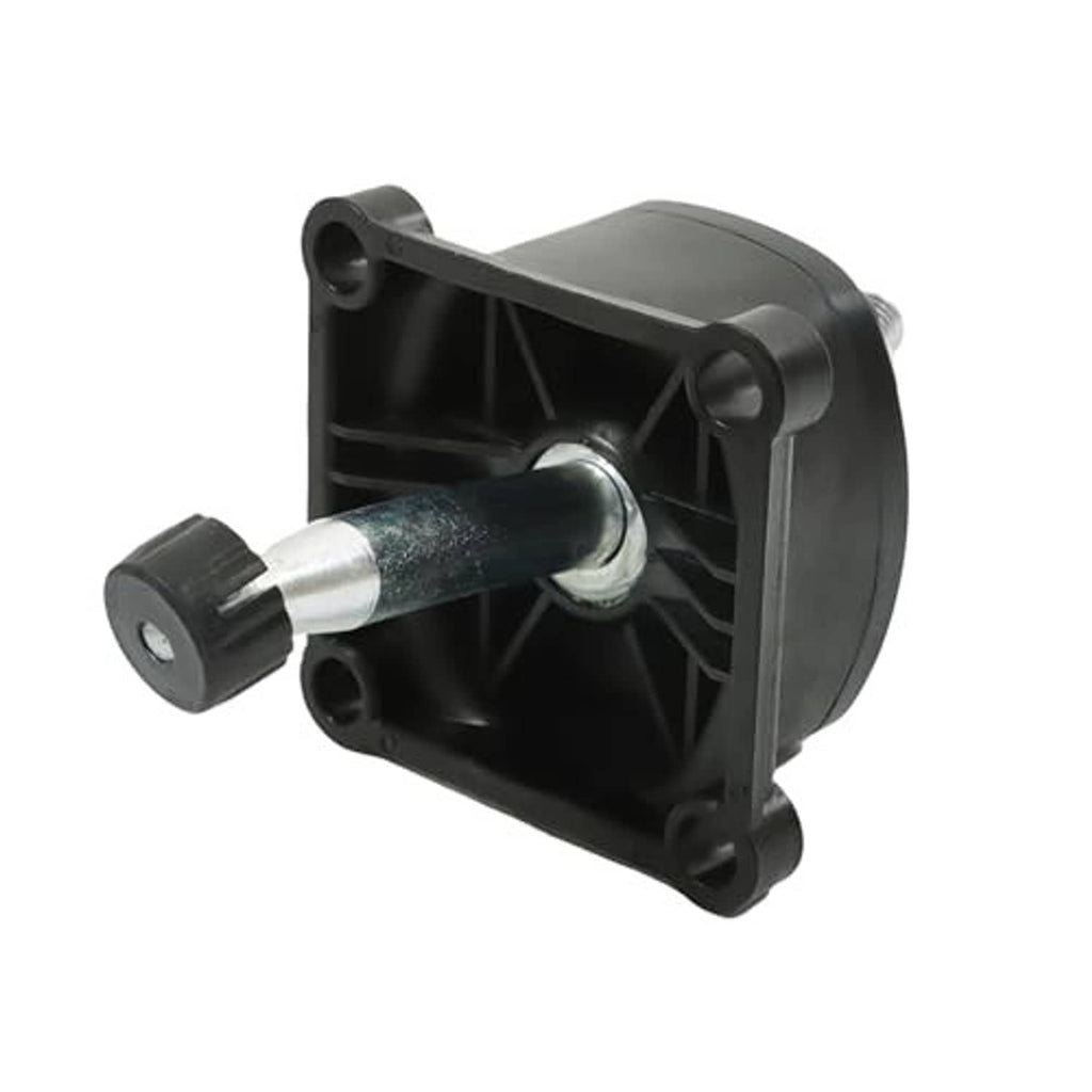 Black short throw shifter housing with silver shift rod and mounting hardware