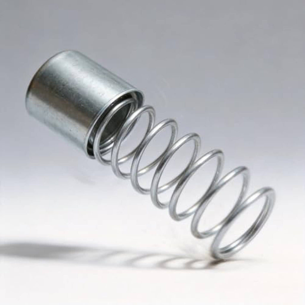 Hydraulic jack rebuild kit coil spring with metal guide sleeve