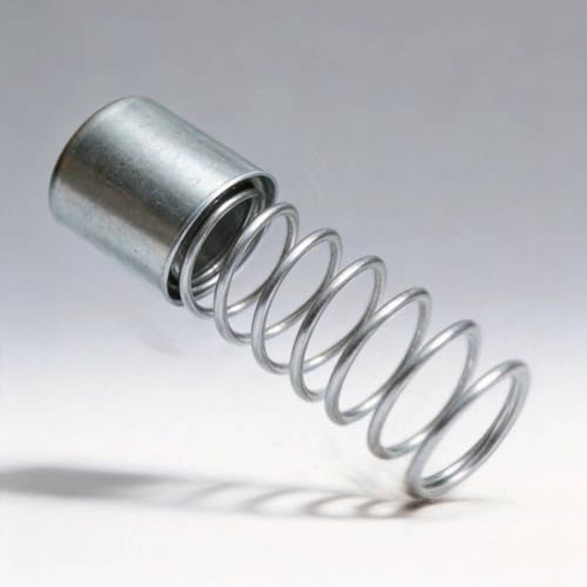 Hydraulic jack rebuild kit coil spring with metal guide sleeve