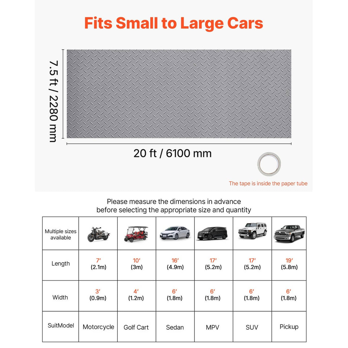 Rectangular silver gray diamond-plate PVC floor mat sheet with textured grip surface.