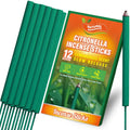 Green citronella incense sticks with retail box packaging