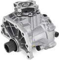 Metal transfer case assembly with mounting holes and black input housing end