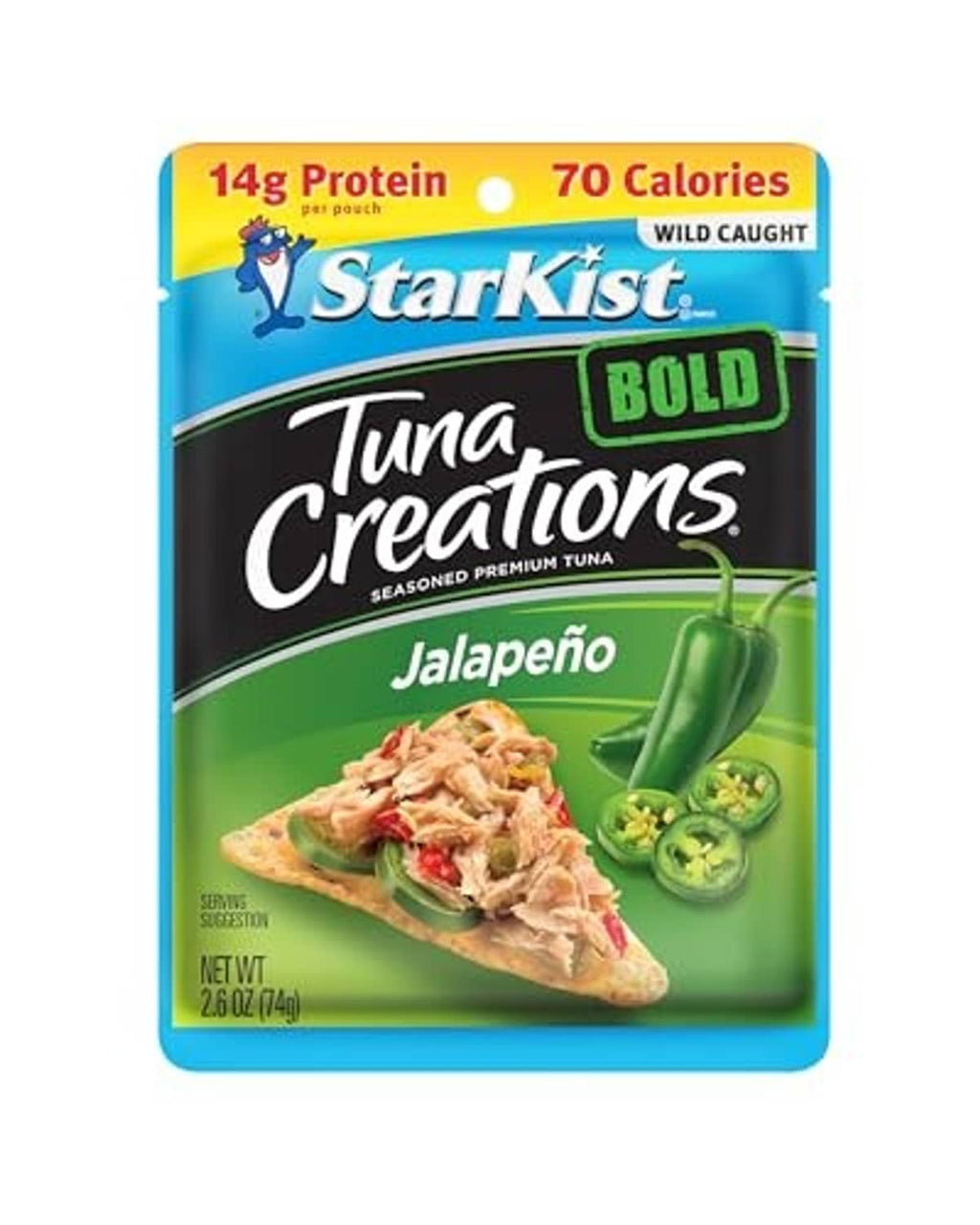 StarKist Tuna Creations BOLD Jalapeño tuna pouch, 2.6 oz