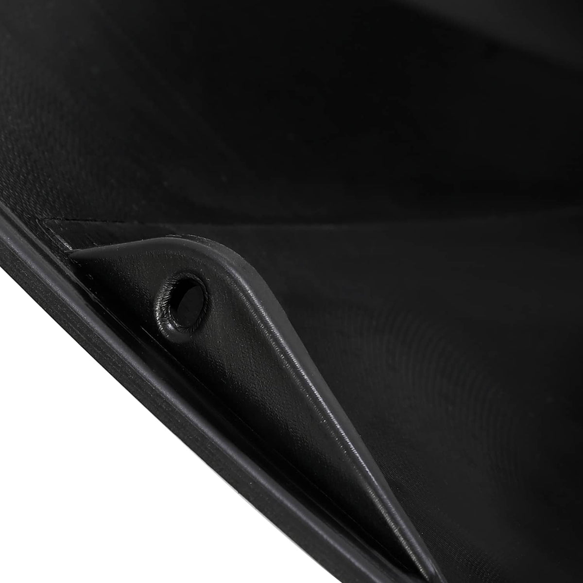 ABS outboard cowling airdam cap close-up of textured surface and molded attachment point