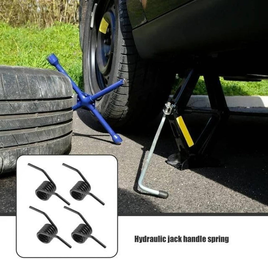 Hydraulic jack handle spring set—four black coil springs with curved rods.