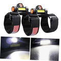 UTV roll bar dome light pair with black mounting straps, orange lenses, white LED glow