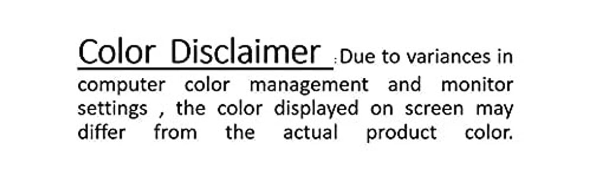 Color disclaimer text about screen color variation for the blanket.