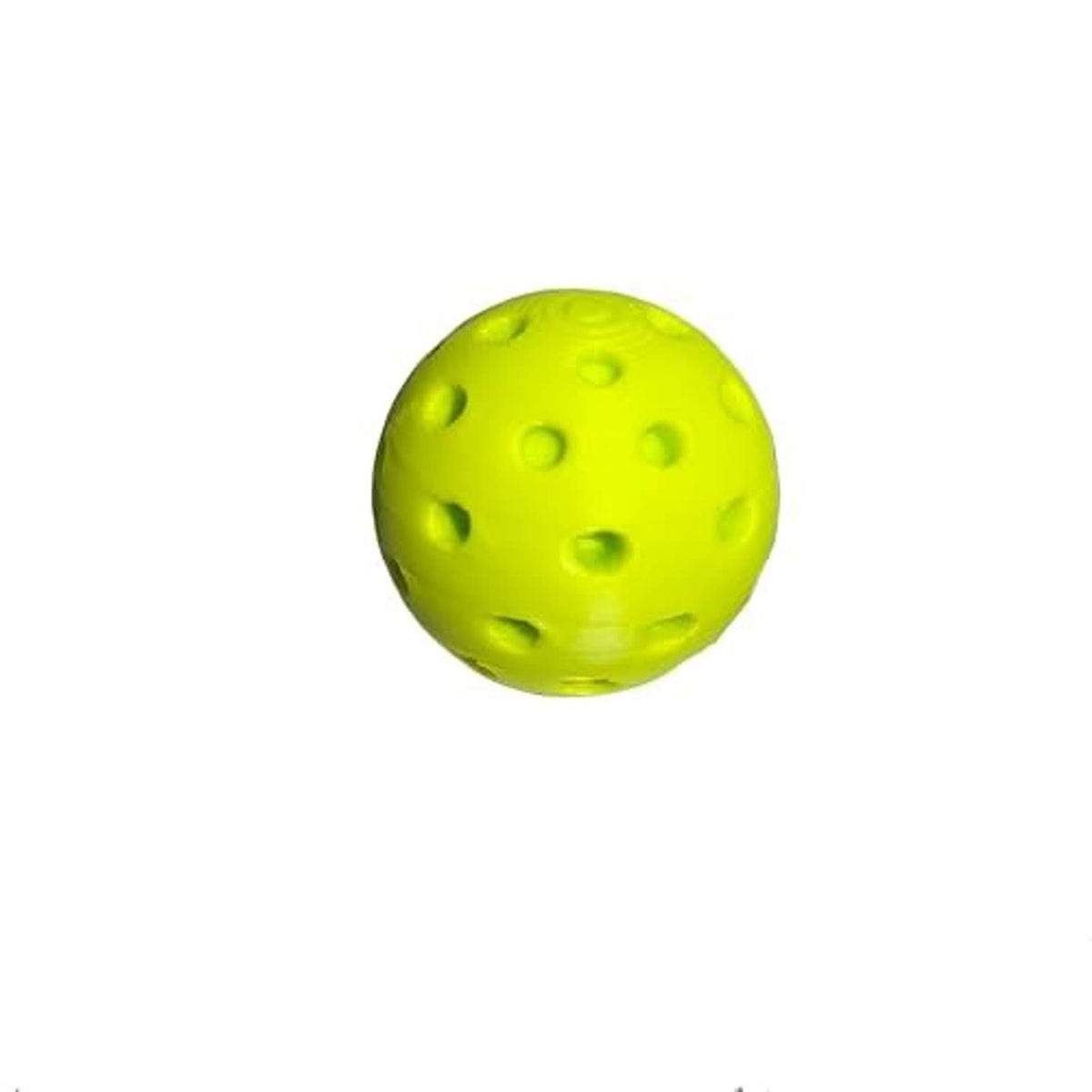 Single lime-green round valve stem cap with raised dot texture.