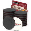 Yelanon round non-slip furniture pads, dark gray textured discs with adhesive backing