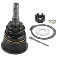 Front upper suspension ball joint with seal kit, boots, cotter pin, and hardware