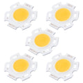 Warm white LED COB light chip beads, yellow lens on white 2B3C board