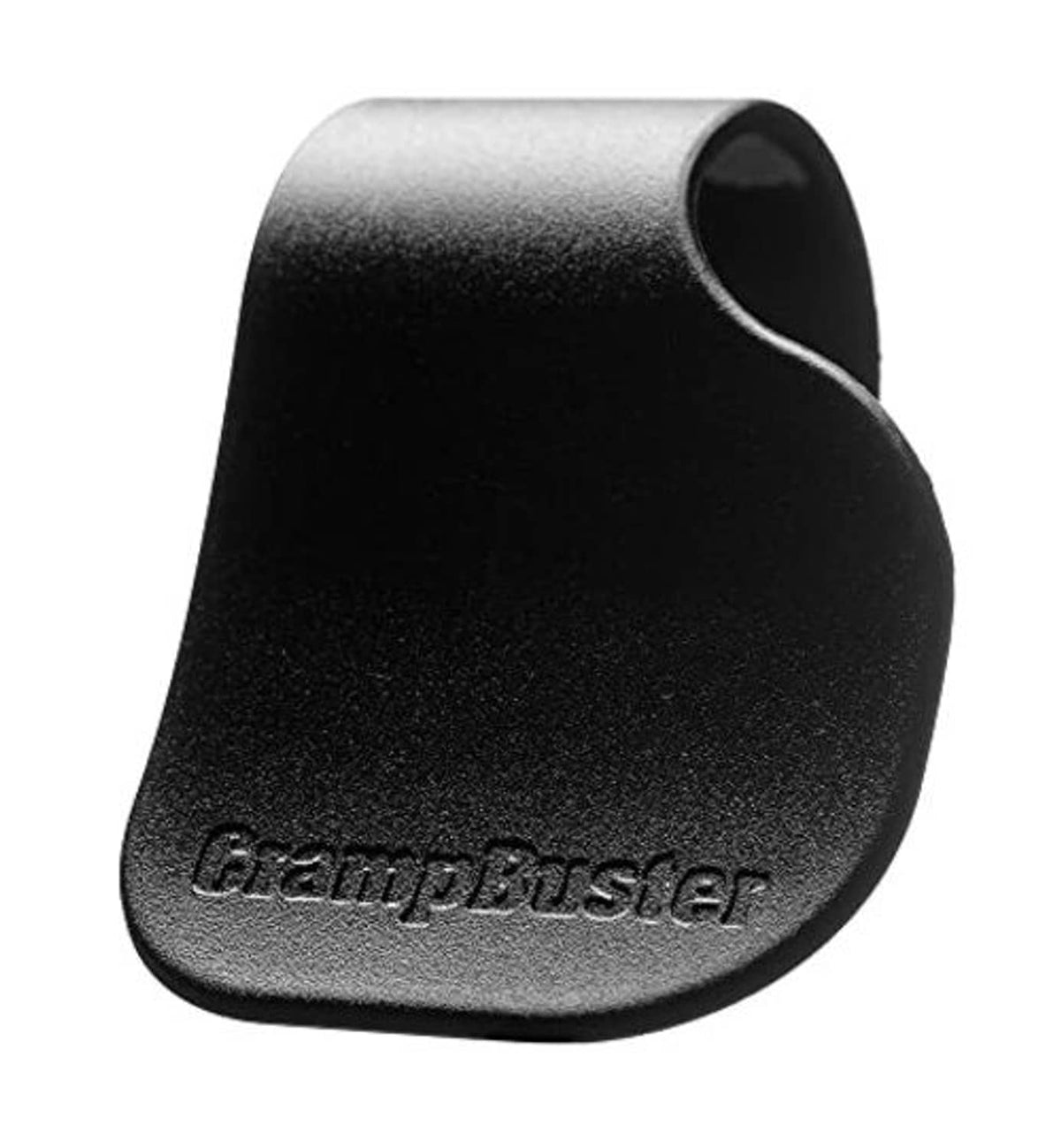Black cruise assist throttle housing with textured finish and embossed brand logo