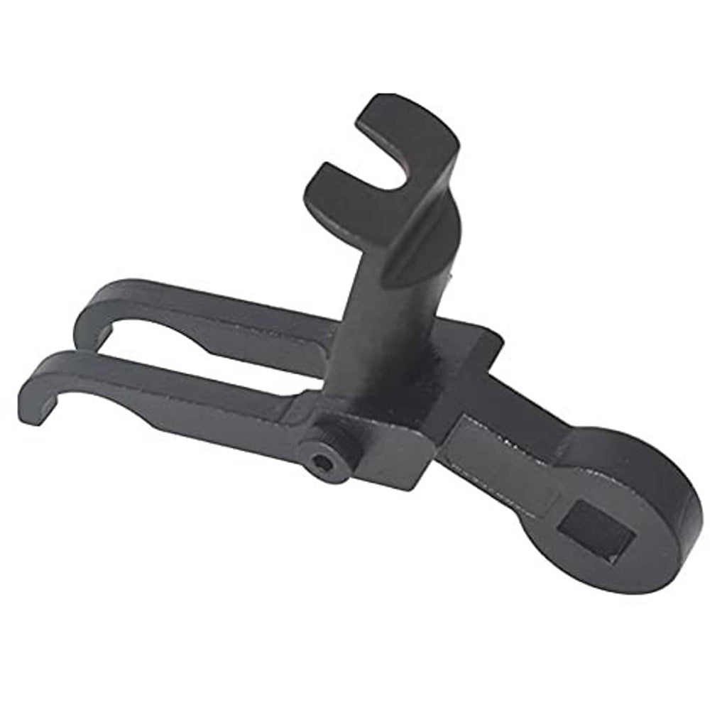 Rocker arm installer tool, black metal lever with mounting pin