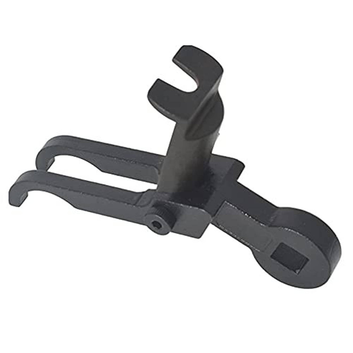 Rocker arm installer tool, black metal lever with mounting pin