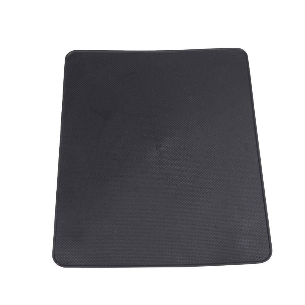 Textured black plastic cup holder bezel cover panel with smooth edges