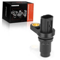 Black camshaft position sensor with gold contact ring and gray mounting base