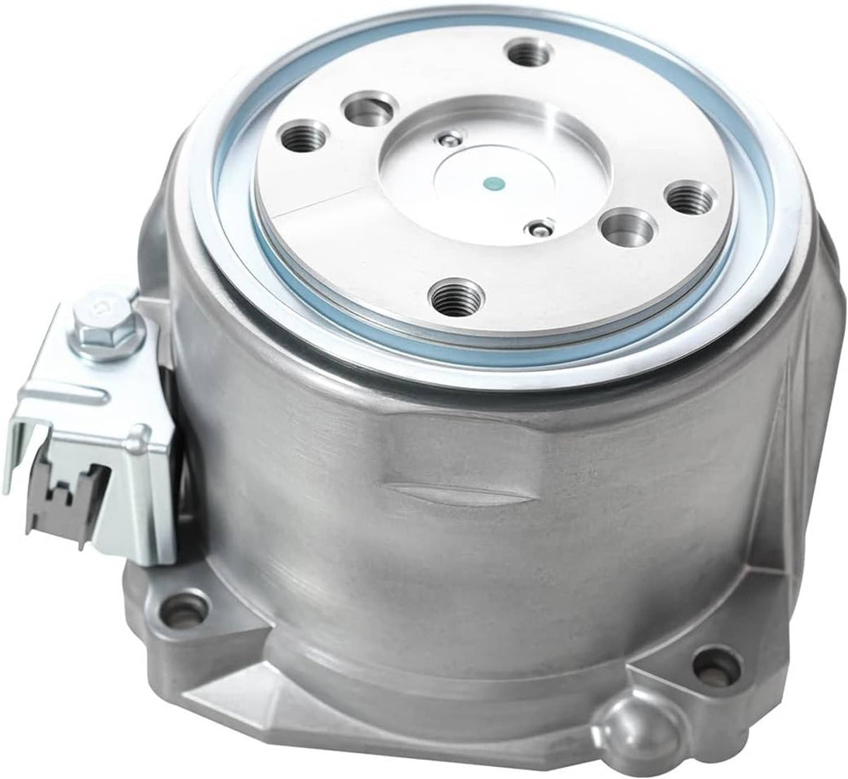 Rear differential viscous coupling with silver metal housing and top mounting ports