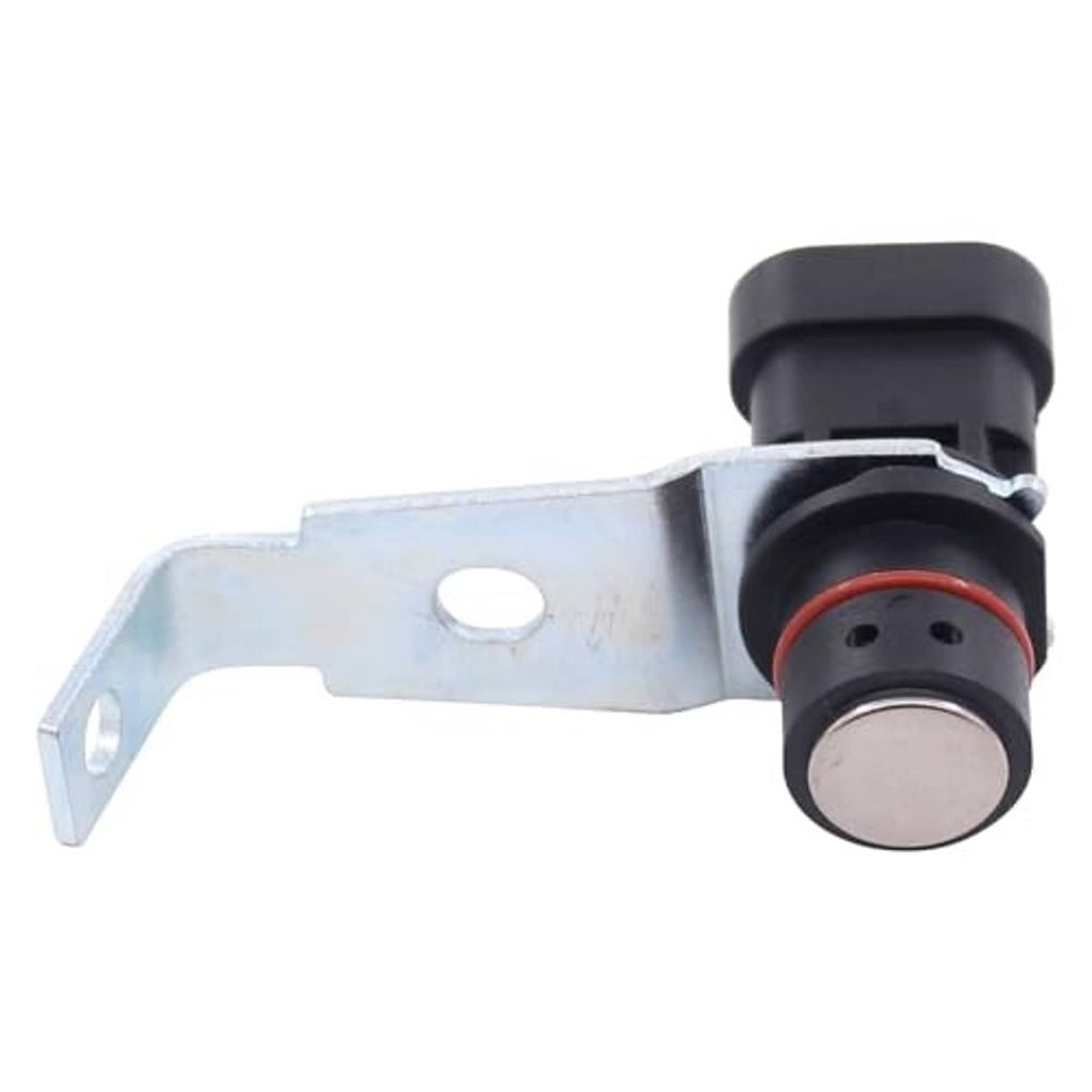 Crankshaft/camshaft position sensor with black housing and metal bracket