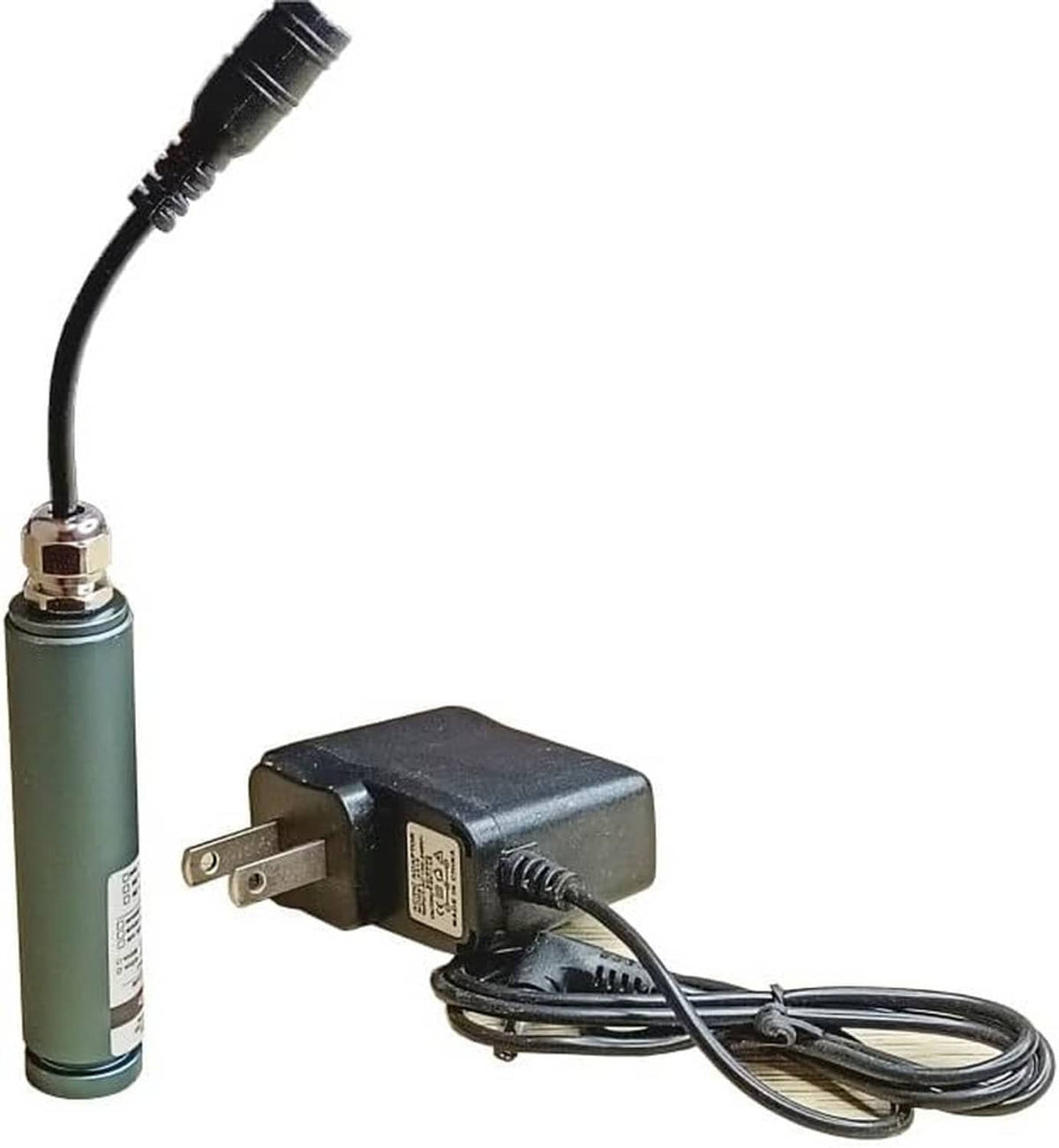 Laser module with power adapter and connected cables