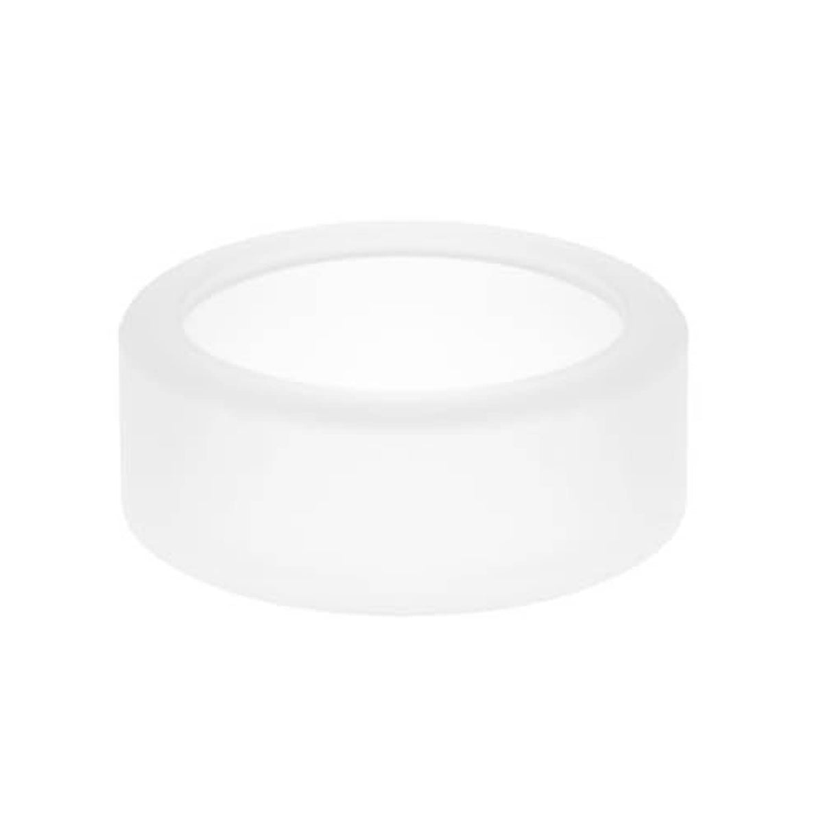 Single clear silicone protective case cover with open oval center opening