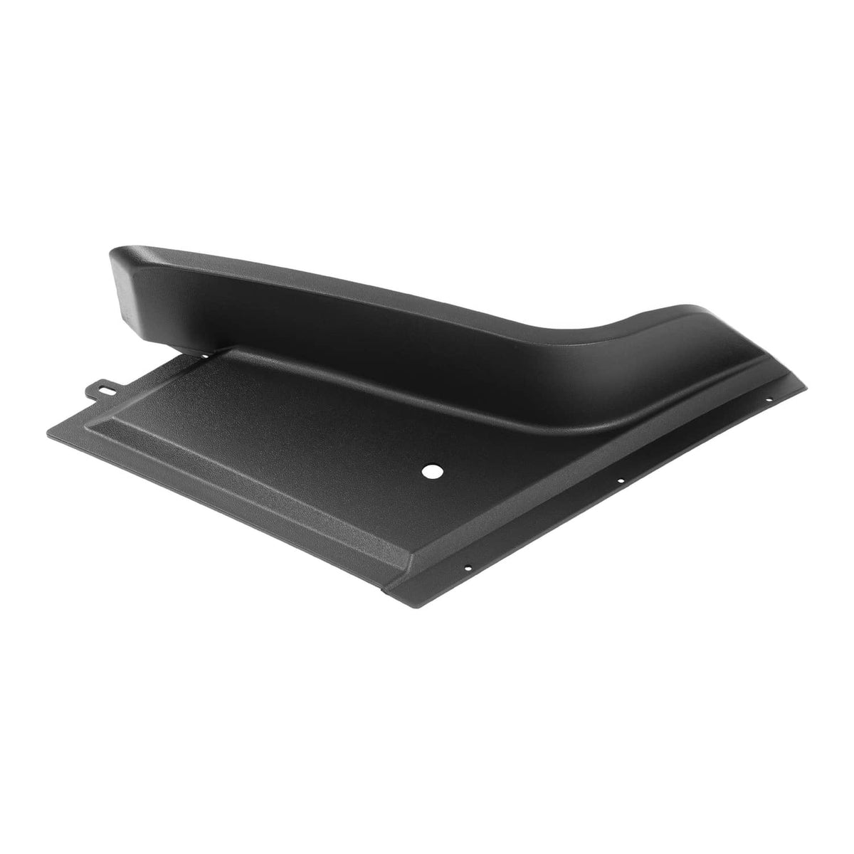 Black fender flare set with curved top lip and underside mounting points