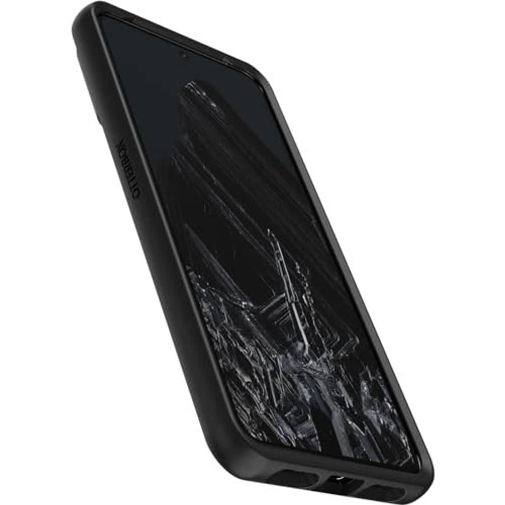 Black Pixel 8 Pro case at an angle, showing screen-side opening and camera cutout
