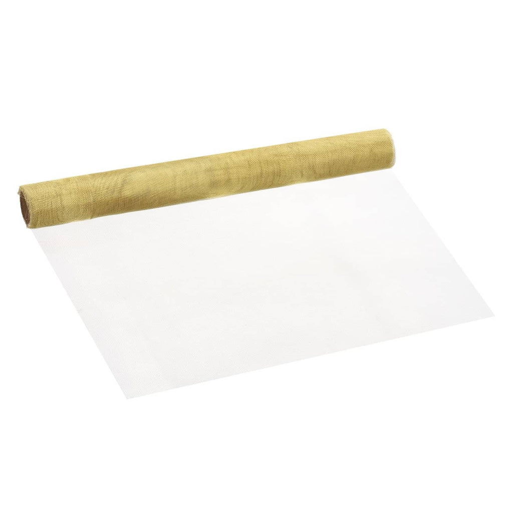 Brass woven wire mesh roll, yellow mesh screen with tightly woven square openings