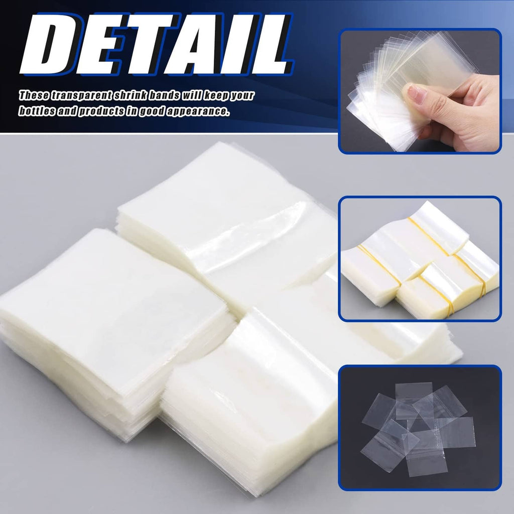 Clear heat-shrink wrap sheets with transparent film, ready to apply