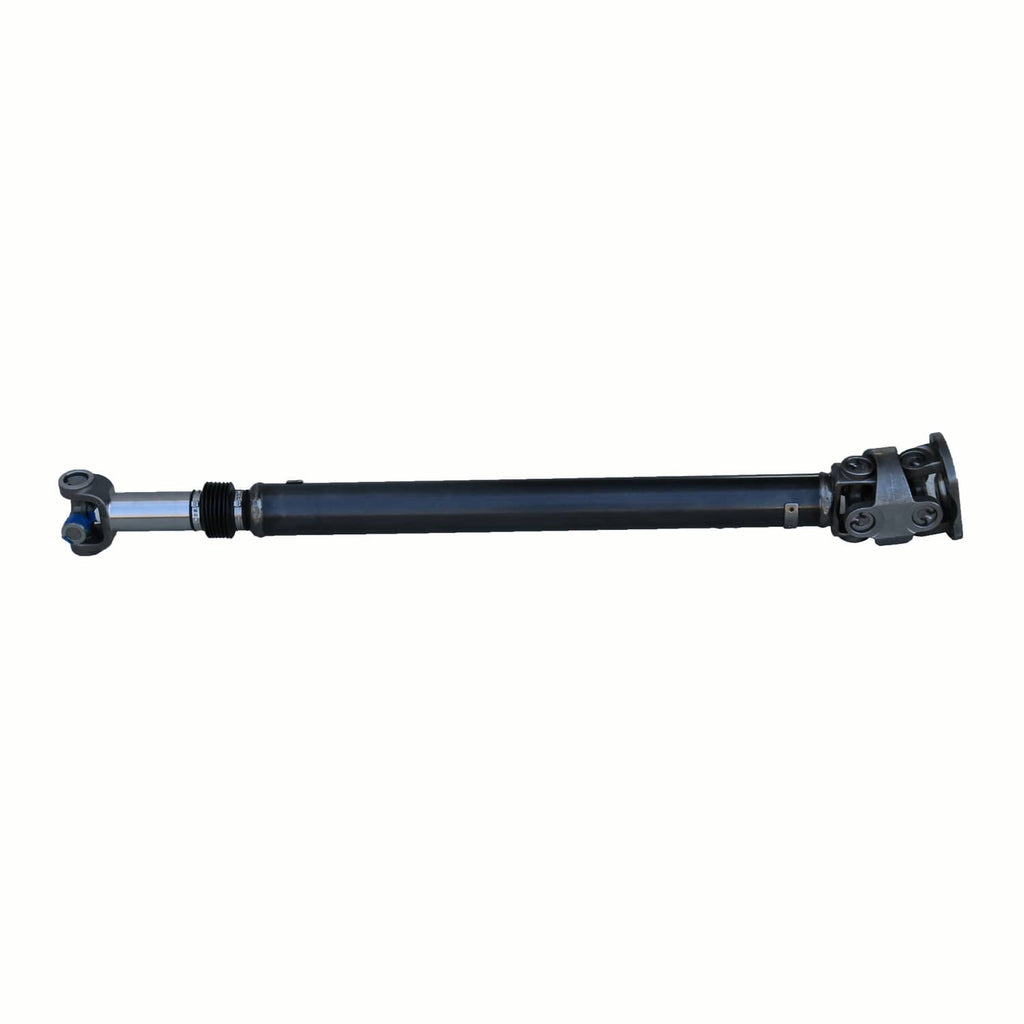 Front drive shaft assembly, black shaft with U-joints at both ends