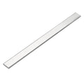 Copper flat bar, rectangular strip with smooth edges, 12 in long.