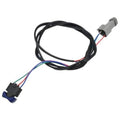 Power trim tilt switch wiring kit with black harness and grey connectors