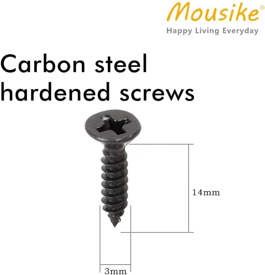 Carbon steel hardened screws for magnetic door catch, 14mm length