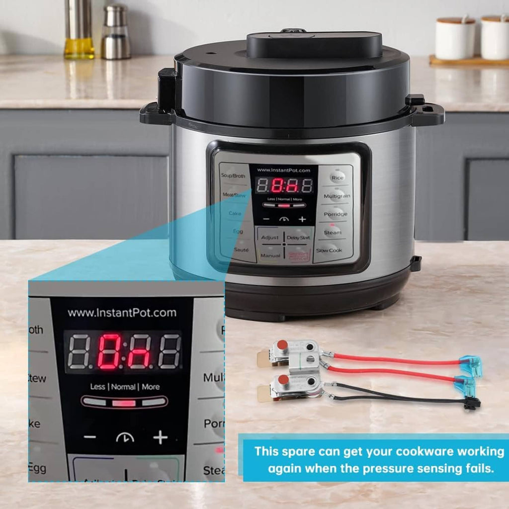Pressure cooker with digital control panel and a compact pressure sensor switch